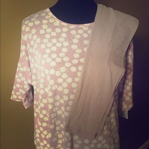 Lularoe Small Irma and solid OS Leggings